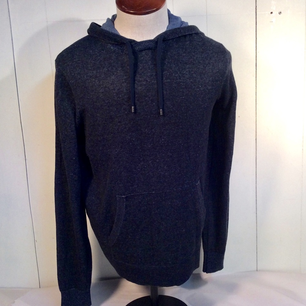 Men’s Michael Kors Blue pullover Hoodie Shirt Mens size Large